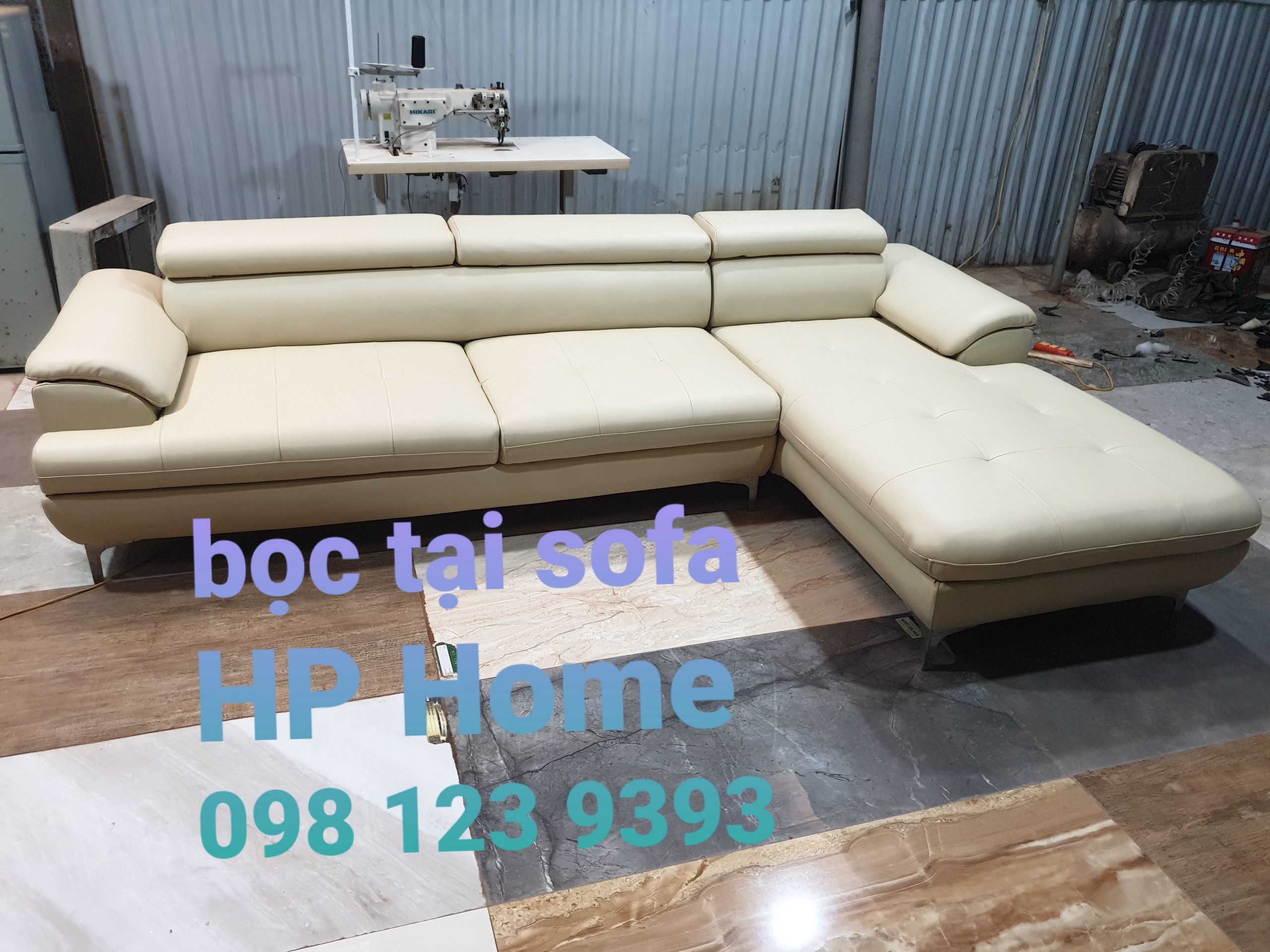 Ghê sofa đã được bọc mới